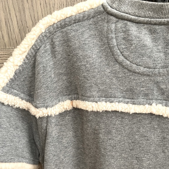 BURBERRY PRORSUM- Shearling trim sweater - Picture 5 of 6